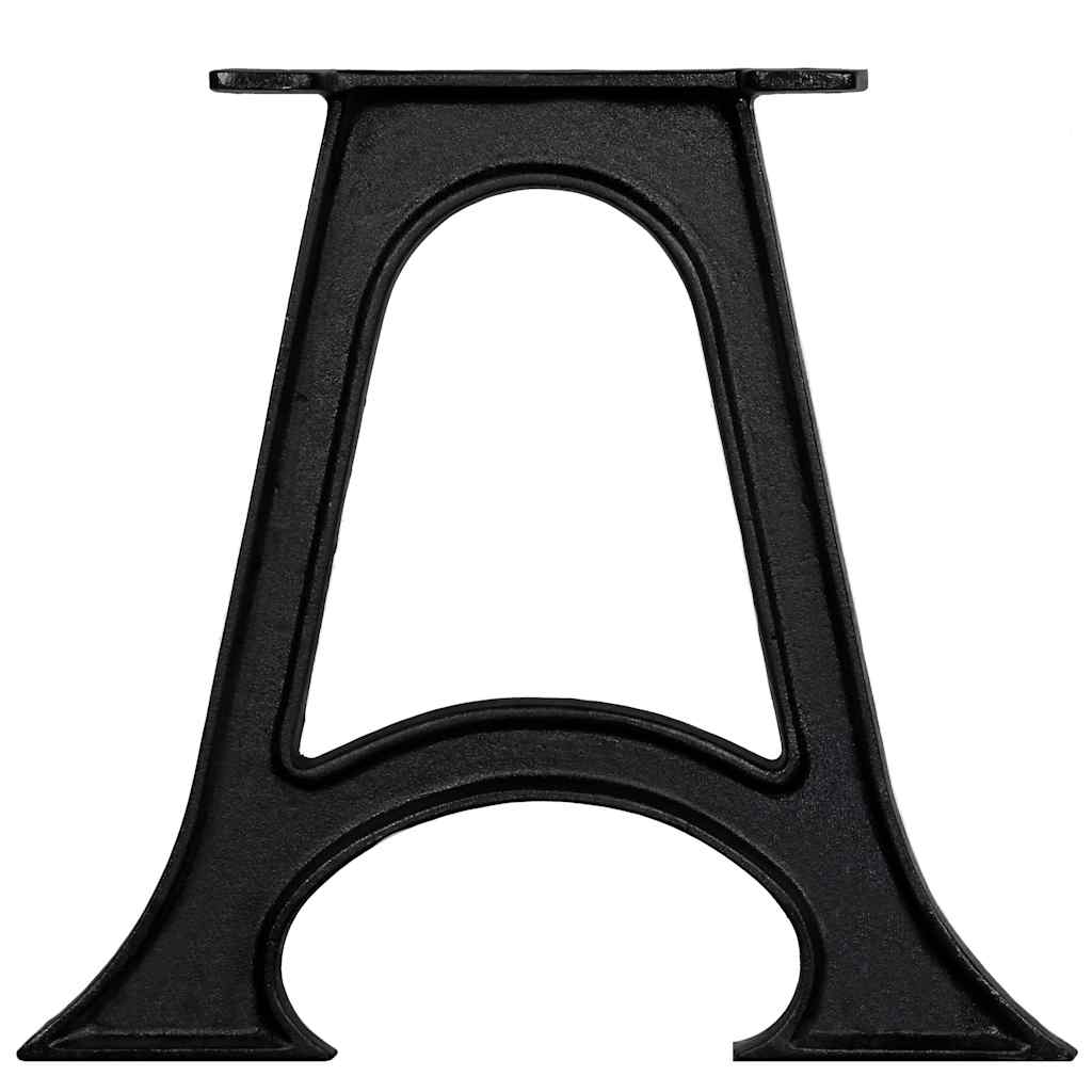 Coffee Table Legs 2 pcs with Arched Base A-Frame Cast Iron