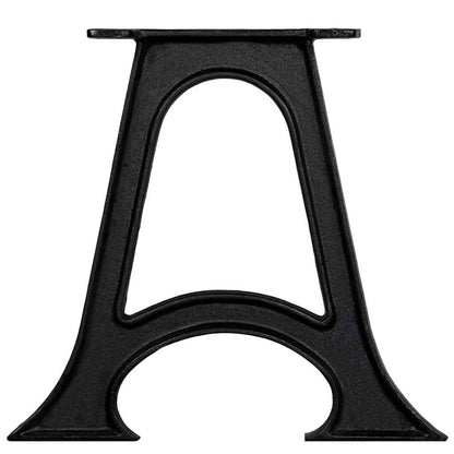 Coffee Table Legs 2 pcs with Arched Base A-Frame Cast Iron