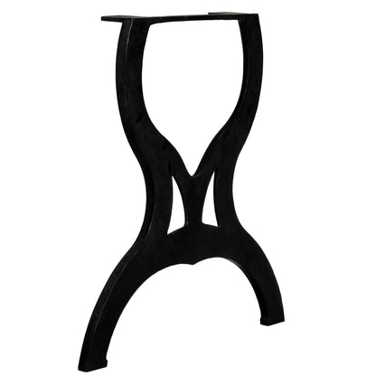 Dining Table Legs 2 pcs X-Frame Cast Iron