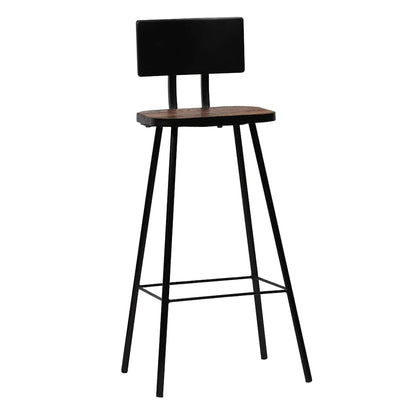 Bar Stools 4 pcs Solid Reclaimed Wood