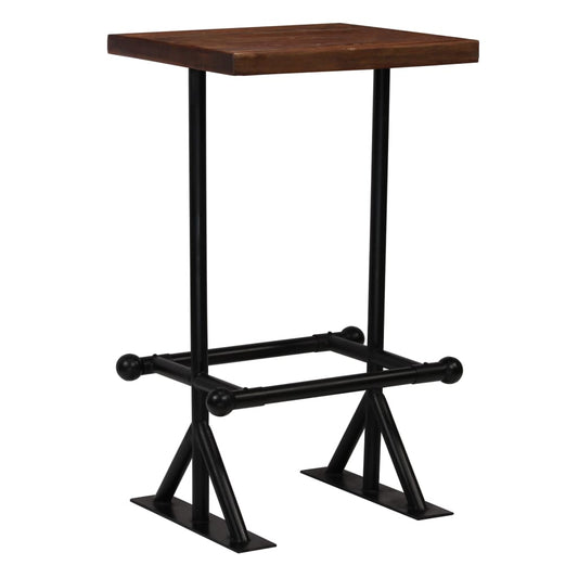 Bar Set | Multicolour | Solid reclaimed wood and powder-coated steel