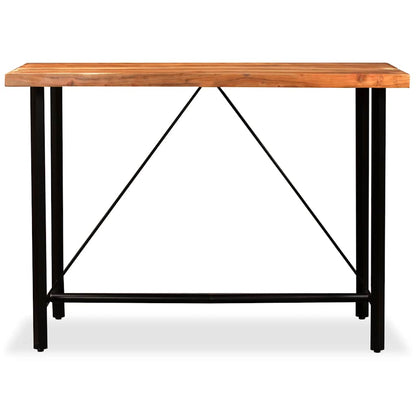 245437 vidaXL Bar Table Solid Acacia Wood 150x70x107 cm