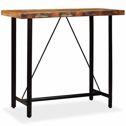 245440 vidaXL Bar Table Solid Reclaimed Wood 120x60x107 cm