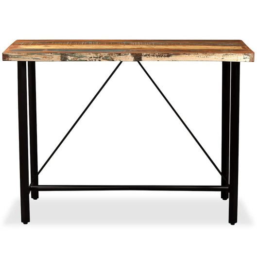 245440 vidaXL Bar Table Solid Reclaimed Wood 120x60x107 cm