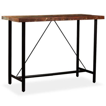 245441 vidaXL Bar Table Solid Reclaimed Wood 150x70x107 cm