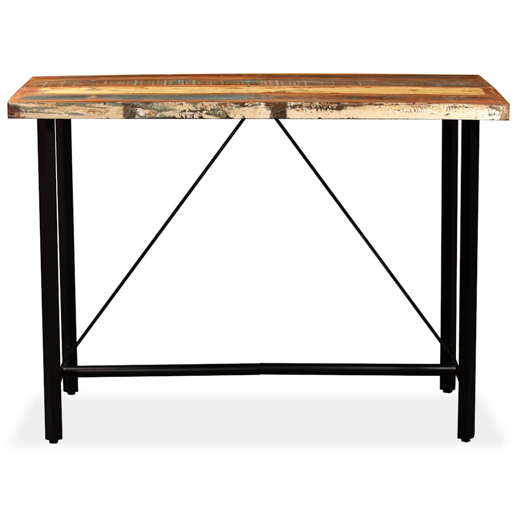 245441 vidaXL Bar Table Solid Reclaimed Wood 150x70x107 cm