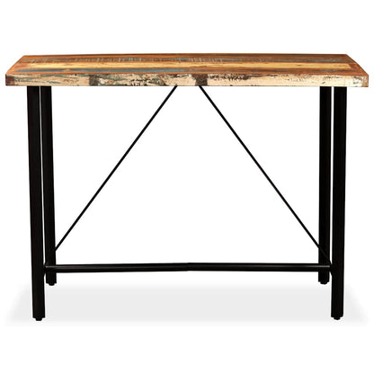 245441 vidaXL Bar Table Solid Reclaimed Wood 150x70x107 cm