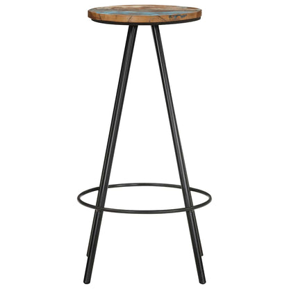 Bar Stools 4 pcs Solid Reclaimed Wood