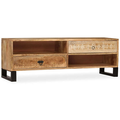 244940 vidaXL TV Cabinet Solid Mango Wood 120x30x40 cm