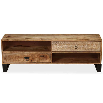 244940 vidaXL TV Cabinet Solid Mango Wood 120x30x40 cm