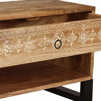 244940 vidaXL TV Cabinet Solid Mango Wood 120x30x40 cm