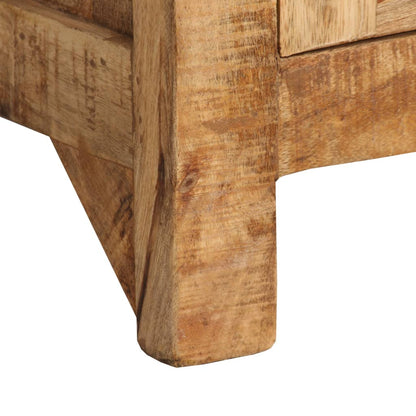 244943 vidaXL Sideboard with Shelves Solid Mango Wood 65x30x180 cm