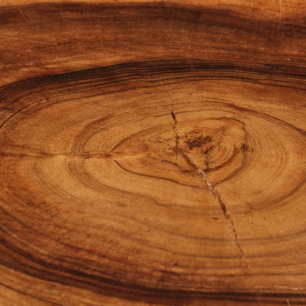 Coffee Table Solid Acacia Wood 60x55x25 cm