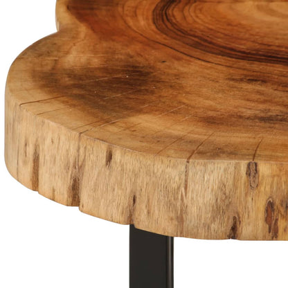 Coffee Table Solid Acacia Wood 60x55x25 cm