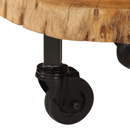 Coffee Table Solid Acacia Wood 60x55x25 cm