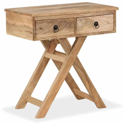 244952 vidaXL Side Table Solid Mango Wood 65x40x76 cm