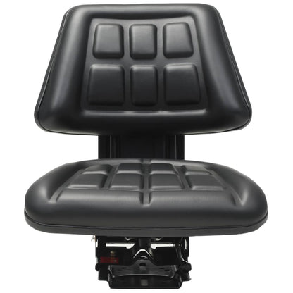 Tractor Seat | Black | Steel frame, PVC upholstery | Universal