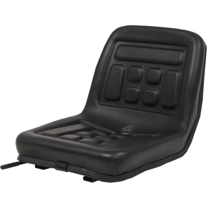 Universal Tractor Seat | Black | Steel frame, PVC upholstery | Universal