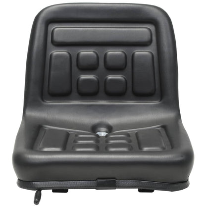 Universal Tractor Seat | Black | Steel frame, PVC upholstery | Universal