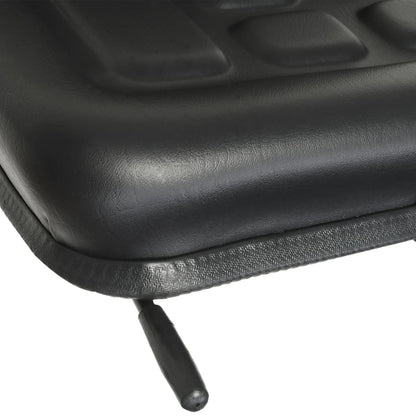 Universal Tractor Seat | Black | Steel frame, PVC upholstery | Universal