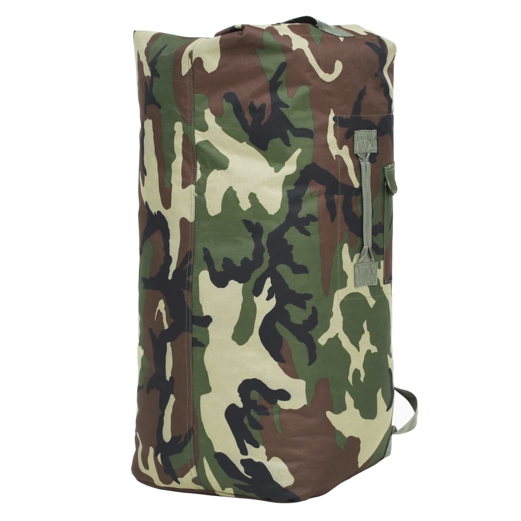 Army-Style Duffel Bag 85 L Camouflage