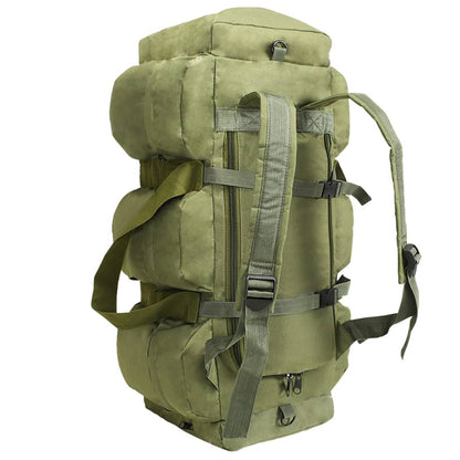 3-in-1 Army-Style Duffel Bag 45 L Olive Green