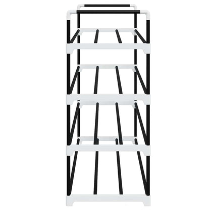 Shoe Rack | Black | Metal and Plastic | Medium | Shoe Rack | Rectangular