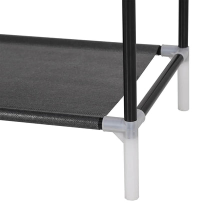 Shoe Rack | Black | Metal | Standard | Shoe Rack | Rectangular