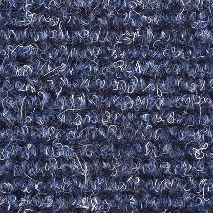 Stair Mats Self-adhesive 15 pcs 65x21x4 cm Blue Half Round Large