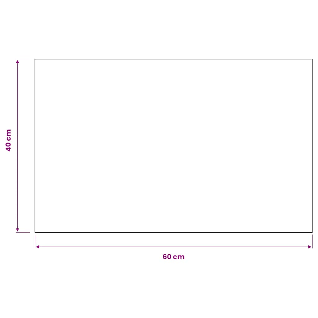 Dust Control Mat Rectangular Tufted 40x60 cm Anthracite