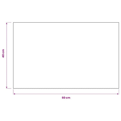 Dust Control Mat Rectangular Tufted 40x60 cm Anthracite