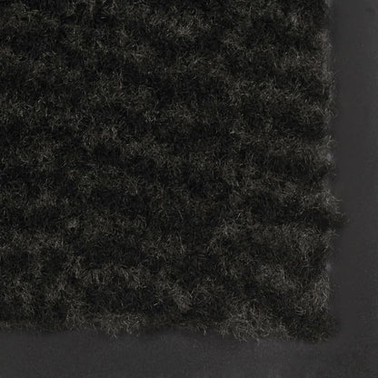 Dust Control Mat Rectangular Tufted 60x90 cm Black