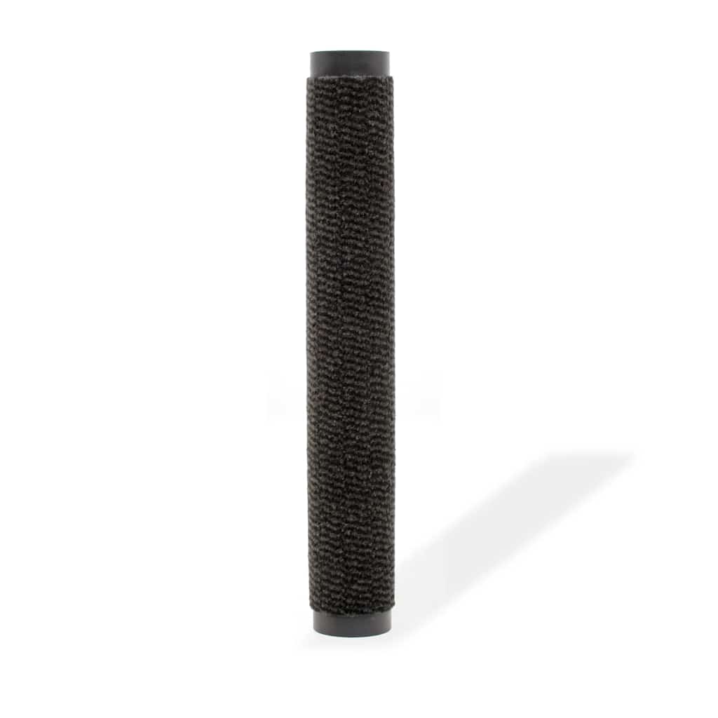 132719 vidaXL Dust Control Mat Rectangular Tufted 120x180 cm Black