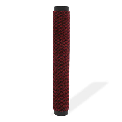 Dust Control Mat Rectangular Tufted 120x180 cm Red