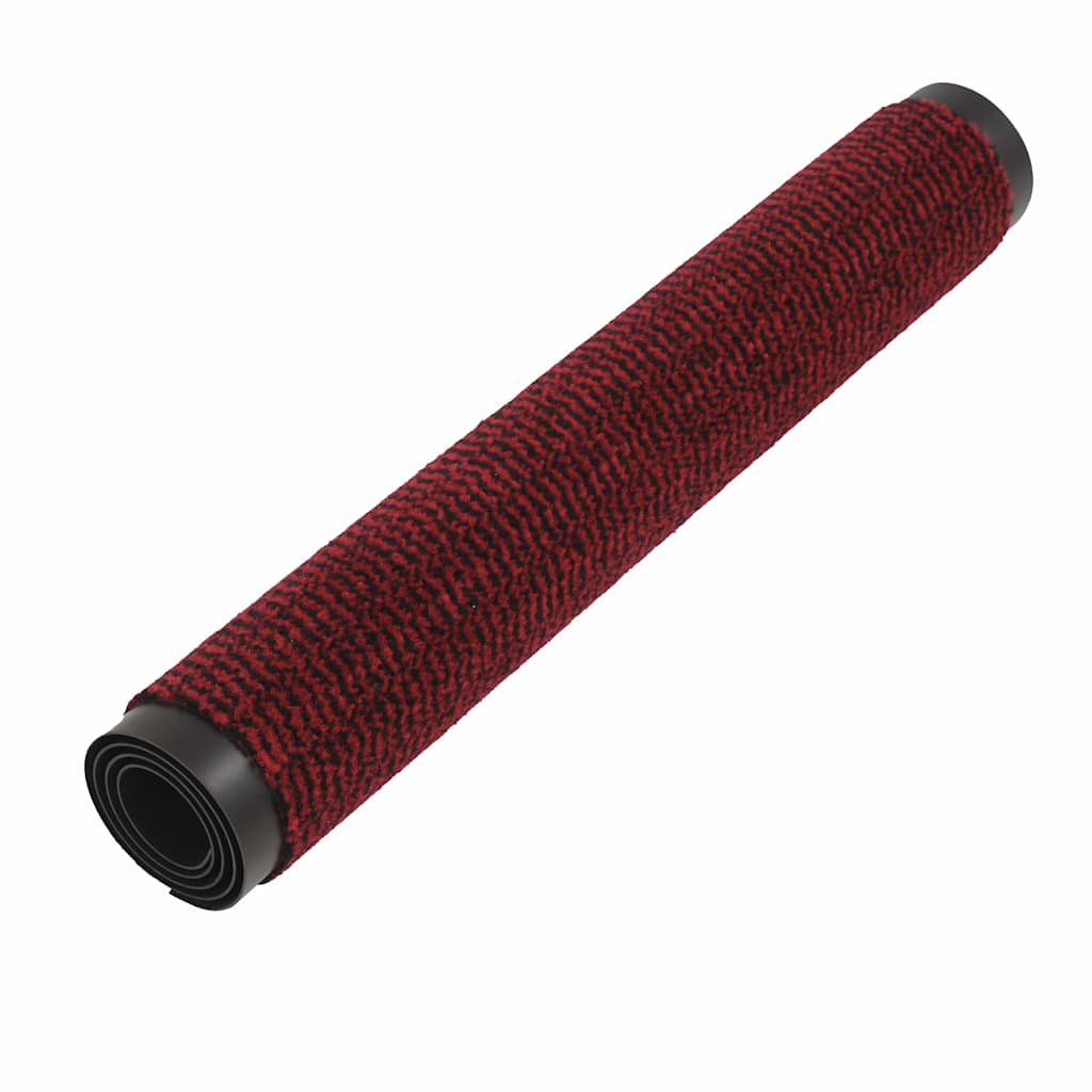 132720 vidaXL Dust Control Mat Rectangular Tufted 120x180 cm Red