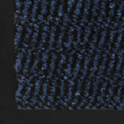 132721 vidaXL Dust Control Mat Rectangular Tufted 120x180 cm Blue