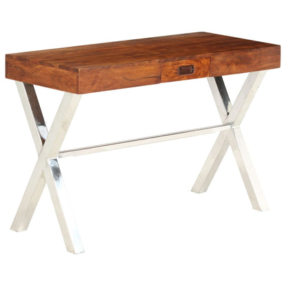 Desk Solid Acacia Wood Honey Finish 110x50x76 cm