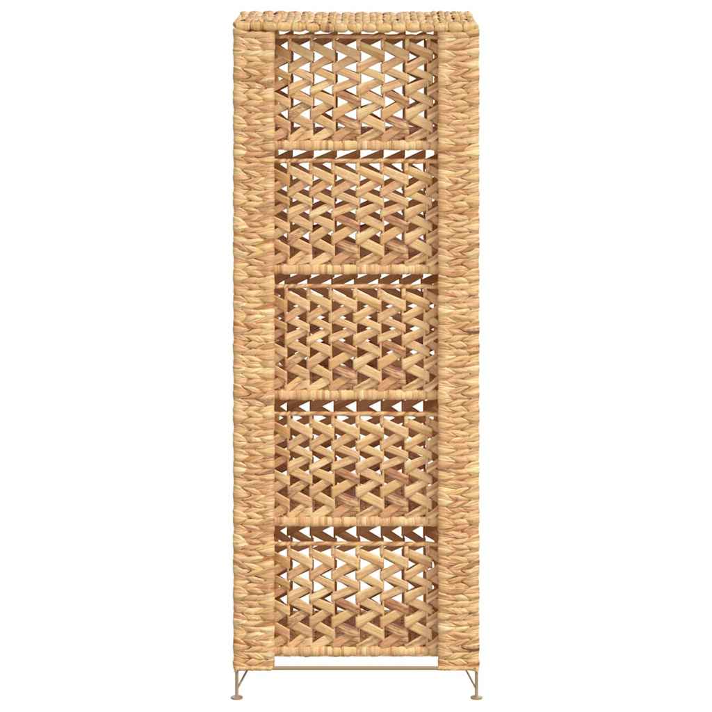 Storage Unit | Brown | Water hyacinth, Metal | Compact | Storage Unit