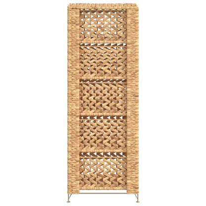 Storage Unit | Brown | Water hyacinth, Metal | Compact | Storage Unit