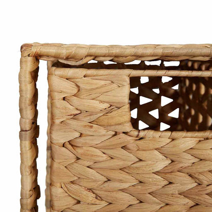 Storage Unit | Brown | Water hyacinth, Metal | Compact | Storage Unit