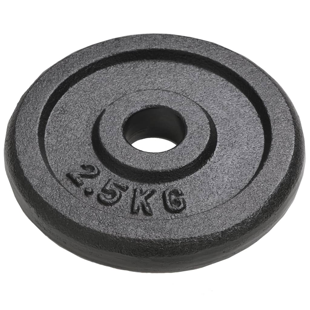 Weight Plates 8 pcs 8x2,5 kg Cast Iron