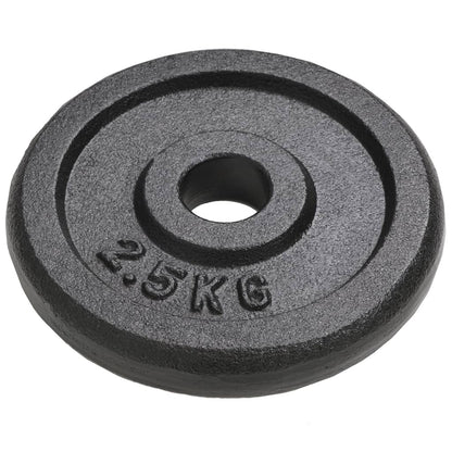 Weight Plates 8 pcs 8x2,5 kg Cast Iron