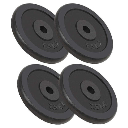 Weight Plates 4 pcs 4x7,5 kg Cast Iron