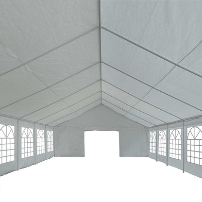 Tent Fabric without Frame Grey 10 x 5 m PE