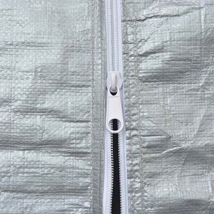 Tent Fabric without Frame Grey 10 x 5 m PE