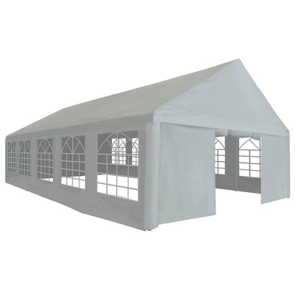Tent Fabric without Frame Grey 10 x 5 m PE
