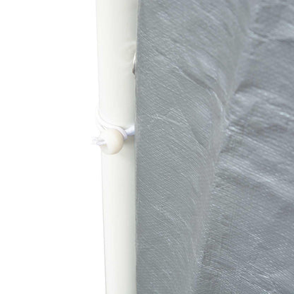 Tent Fabric without Frame Grey 12 x 6 m PE