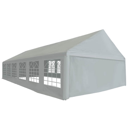 Tent Fabric without Frame Grey 12 x 6 m PE