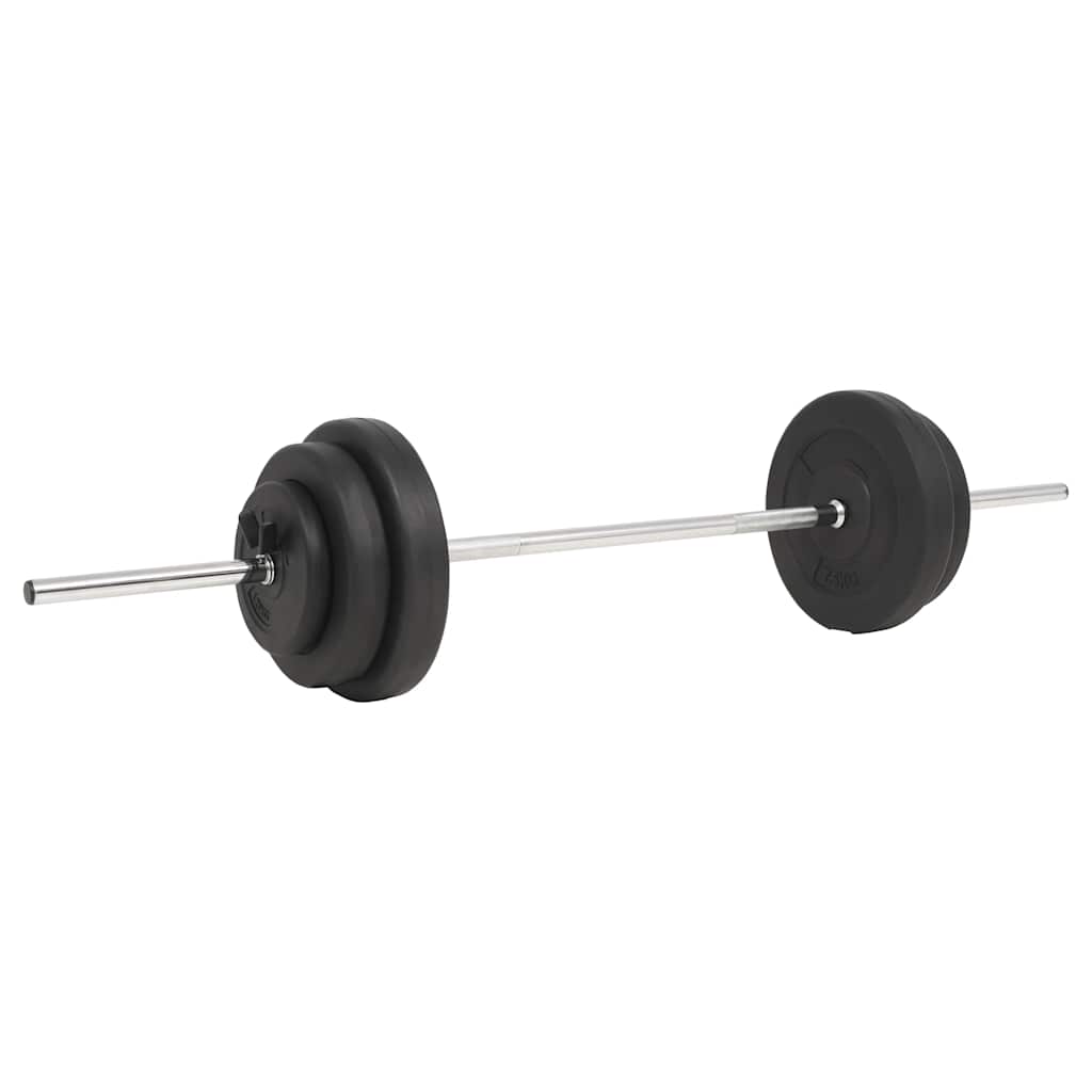 91398 vidaXL Barbell Set 30 kg