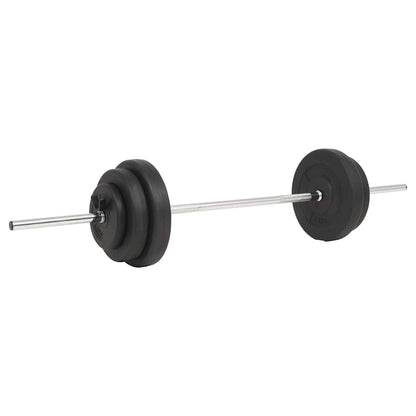 91398 vidaXL Barbell Set 30 kg